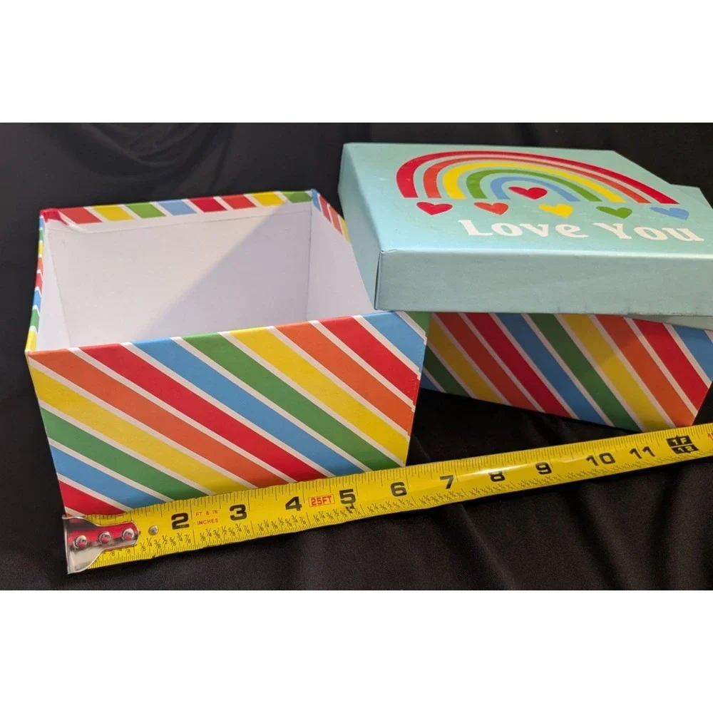 LOT OF 2 RAINBOW, LOVE YOU  6.5